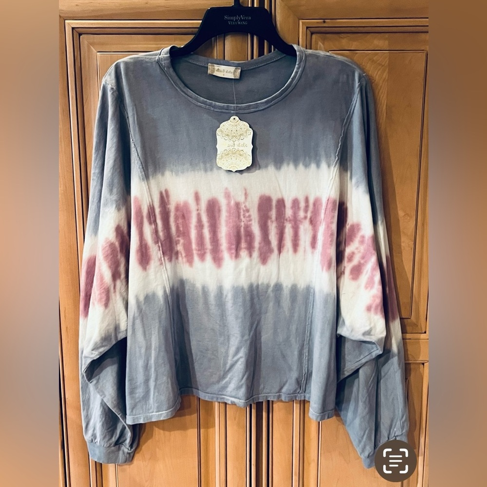NWT Altar’d State Tie Dye Oversized Crewneck - Picture 4 of 12